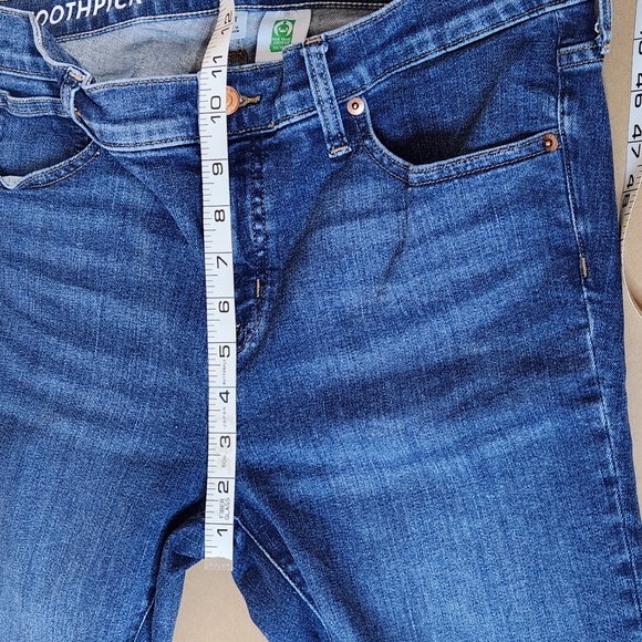 J. Crew Blue Toothpick Skinny Jeans Classic Style - Picture 7 of 9